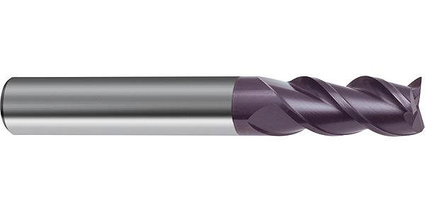 Gühring Endefræser 19986 8,0mm 3 Skærs Cylindrisk Fuld Hårdmetal e8 Fire