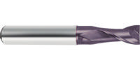 Gühring Endefræser 19988 4,0mm 2 Skærs Cylindrisk Fuld Hårdmetal e8 Fire