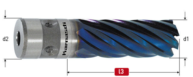 Karnasch Kernebor 14x40 18mm Skaft HSSXE BlueLine Fein QuickIn