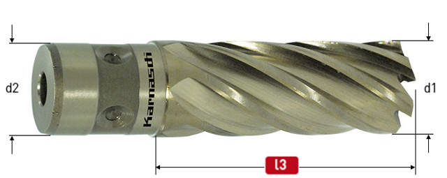 Karnasch Kernebor 16x40 18mm Skaft HSSXE GoldLine Fein QuickIn