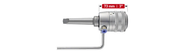 Karnasch holder Mk2 19mm weldon+Nitto QuickChange Med Indvendig Køling