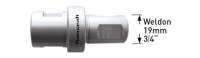 Karnasch Super Heavy Duty Holder 19mm Weldon for Ø14-100mm Hulsave