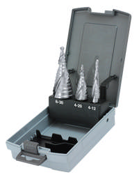 Karnasch TrinBorsæt 4,0-30,0mm 2 Skærs. 3 stk. HSSXE i Rose plastkassette