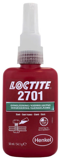 Loctite 2701 kraftig Gevindlåsemiddel 50ml