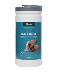 Kiilto overflade wipes Plum Rub & Scrub (75stk./sp.)