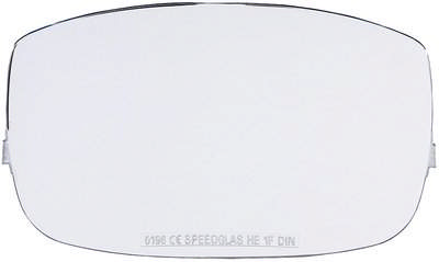 3M/Speedglas Beskyttelsesglas Udvendig ridsefast For 9002X (pk á 10 stk).