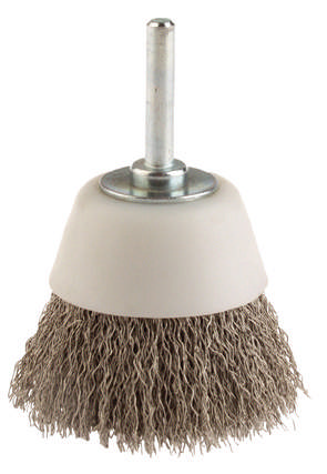 Lessmann Penselbørste 50x6mm 0,3 rustfri Tråd Med plastkappe