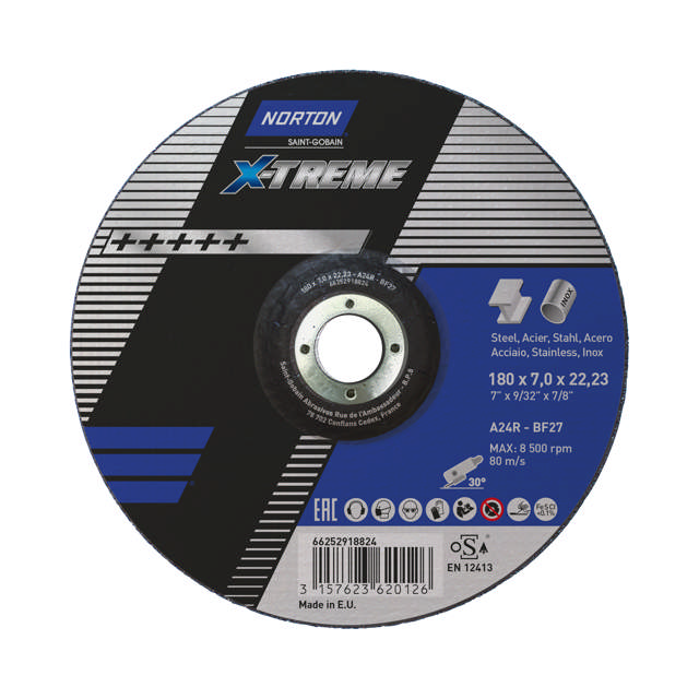 Norton Skrubskive 180x7,0x22,2 X-Treme Life A24R Tilbud