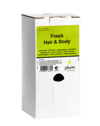 Plum badesæbe Fresh Hair & Body 1,4Liter bag-in-box