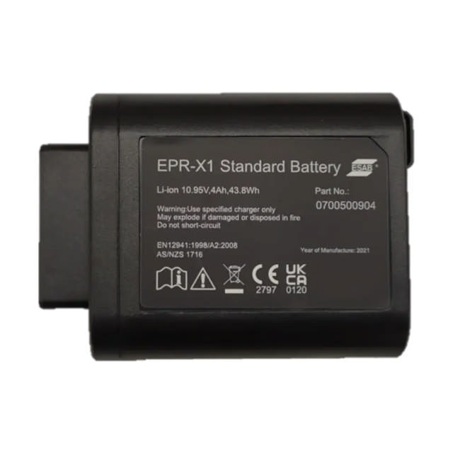 Esab Batteri Li-ion 10,95V 4Ah for motorenhed PAPR-X1