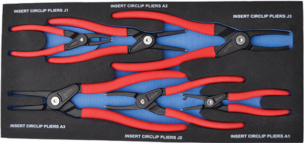 Bato Låseringstangsæt 12-100mm Indvendig /Udvendig med kraft-spidser