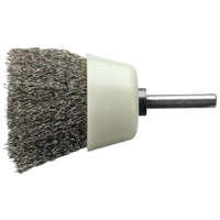 Penselbørste 30mm 6mm Skaft 0,25 rustfri Tråd Med plastkappe