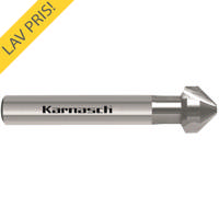 Karnasch Sænker 40,0 mm 90gr. 3 Skærs. HSSXE Med Skaftflader Ø15mm Skaft