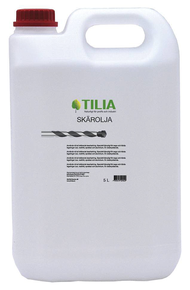 Tilia skæreolie 5 liter til rustfri/Alu